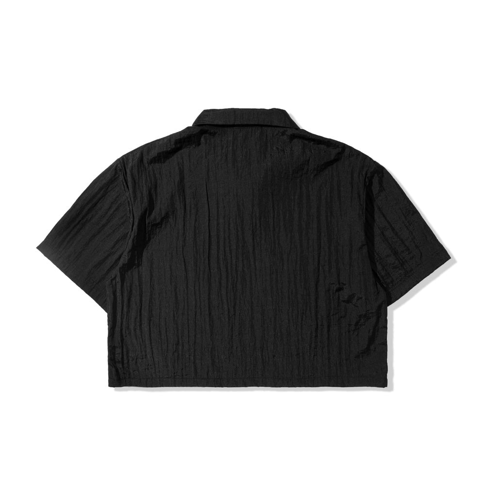 Court Boxy Oversized Shirt Black