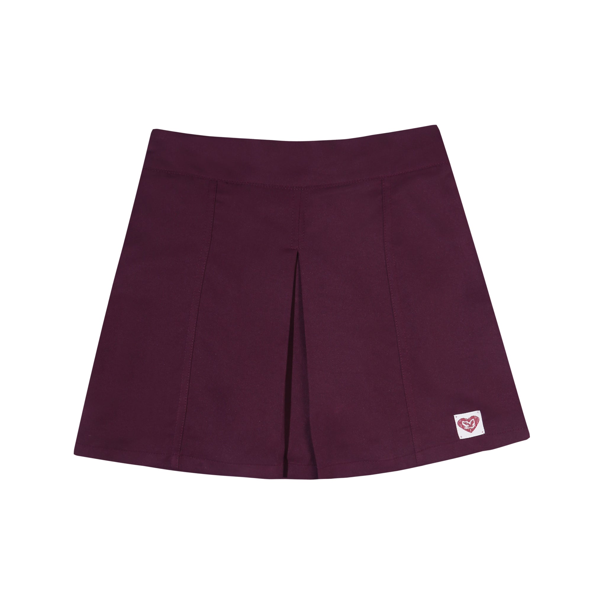 Flare Pleated Skort FlexTile Maroon