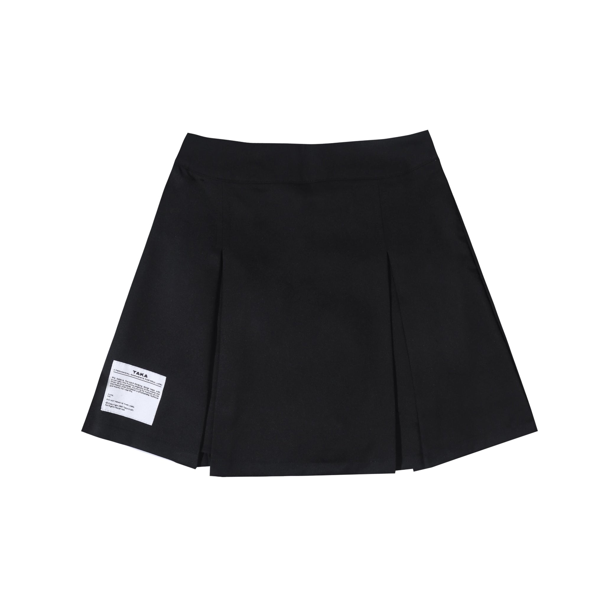 Pleated Skort Flextile Pro Black