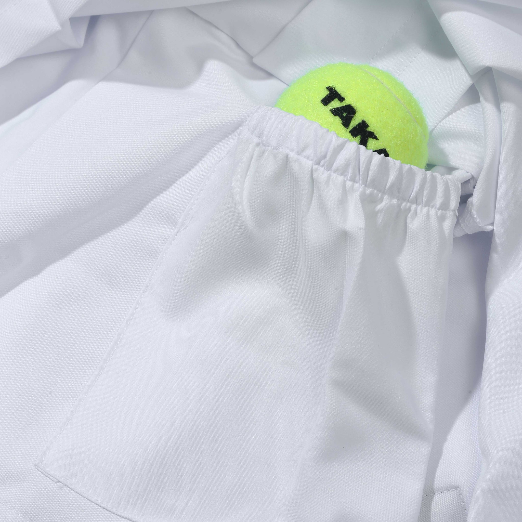 Pleated Skort Flextile Pro White