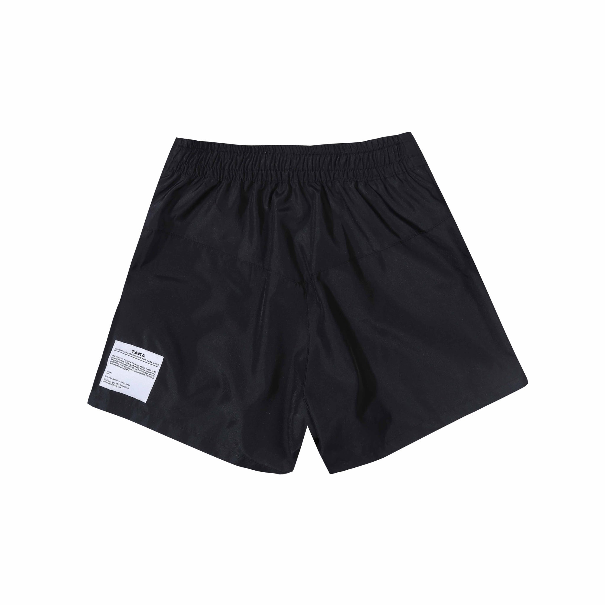 Cargo Skort Luxe Nylon Fuzzy Black