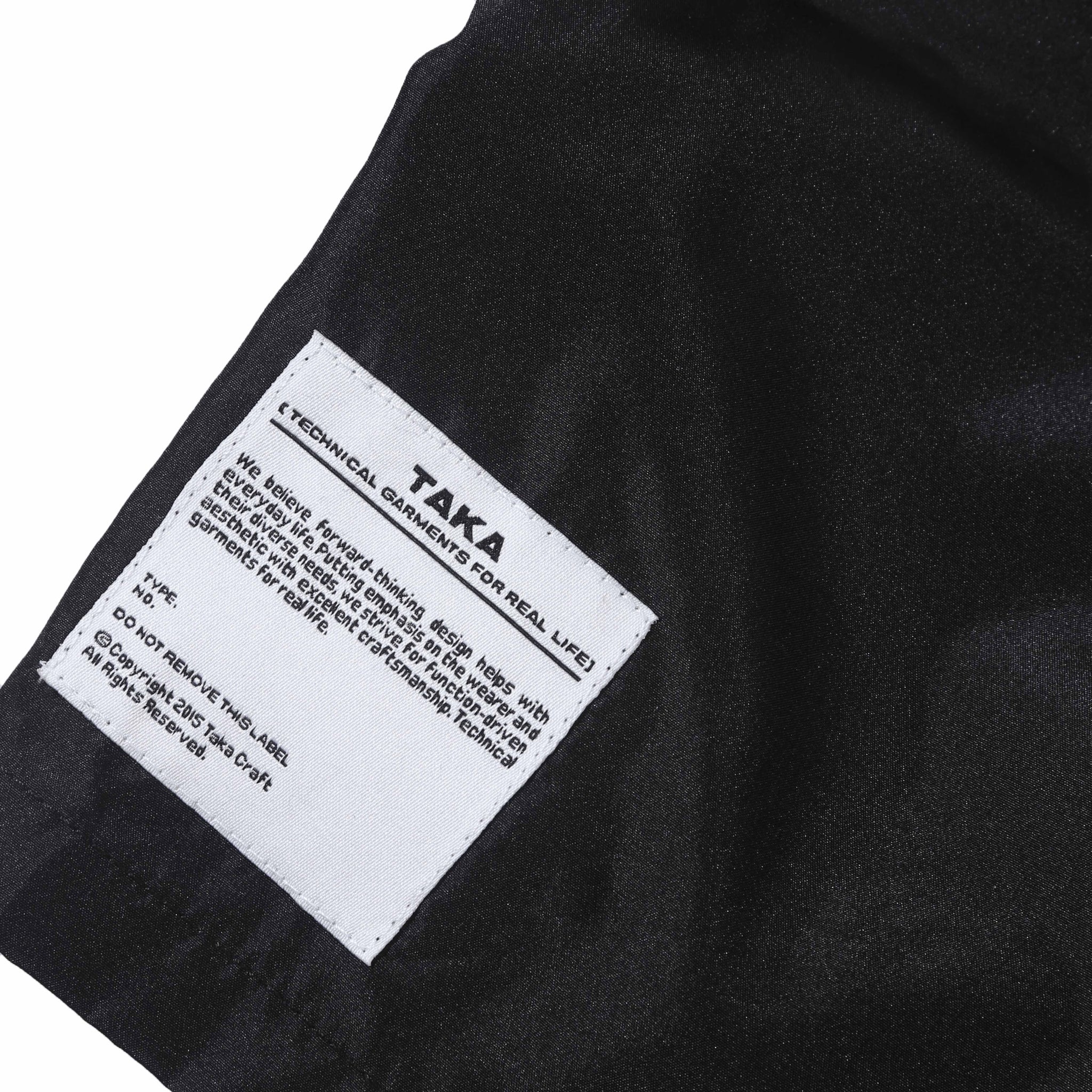 Cargo Skort Luxe Nylon Fuzzy Black