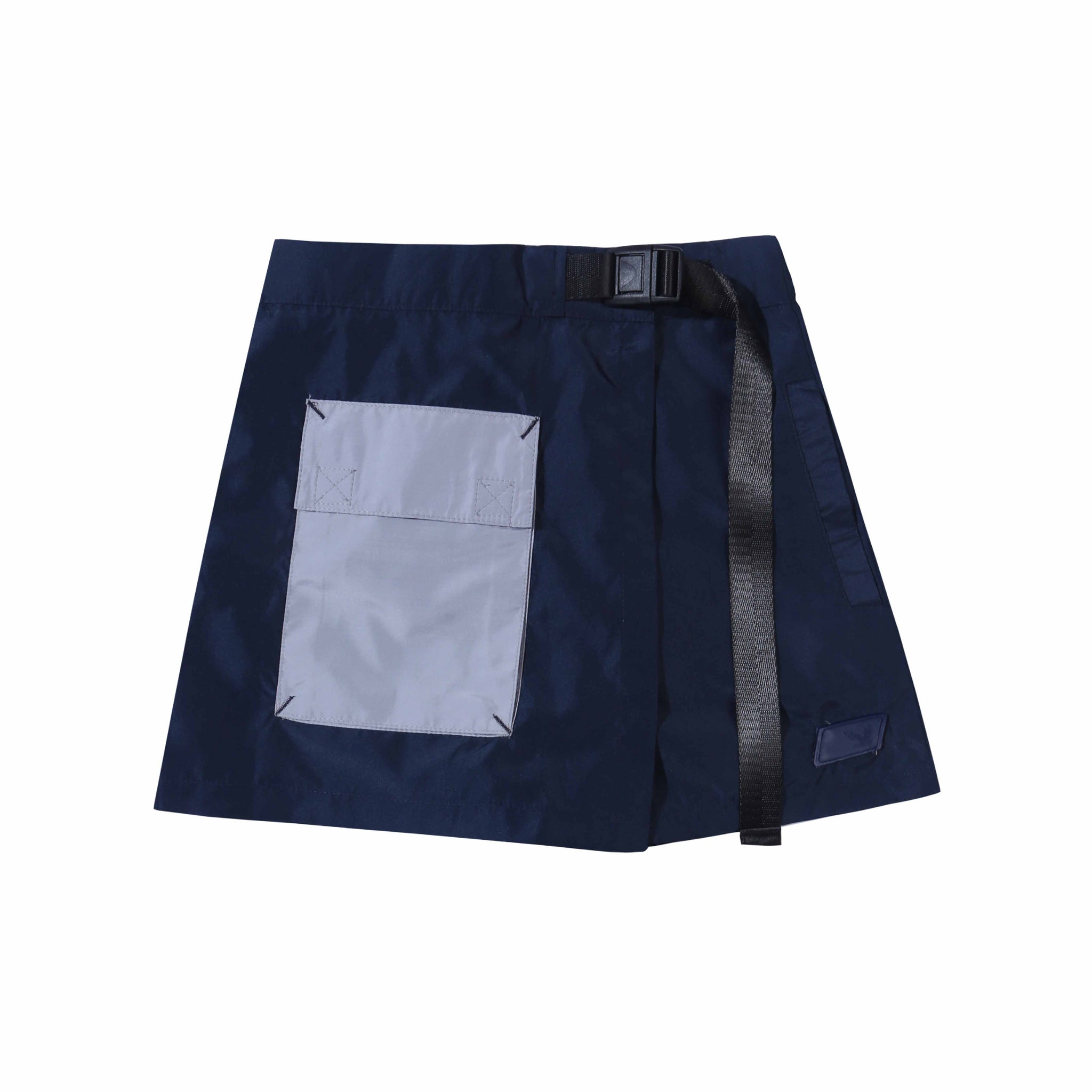 Cargo Skort Luxe Nylon Navy