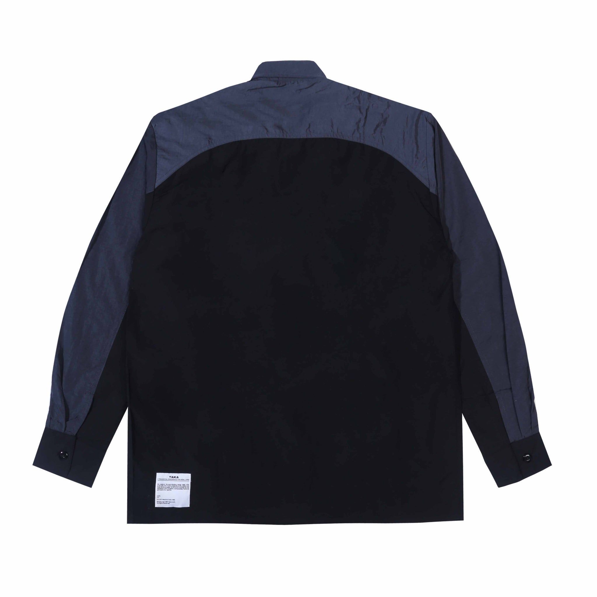 Shell Nylon Overshirt Black