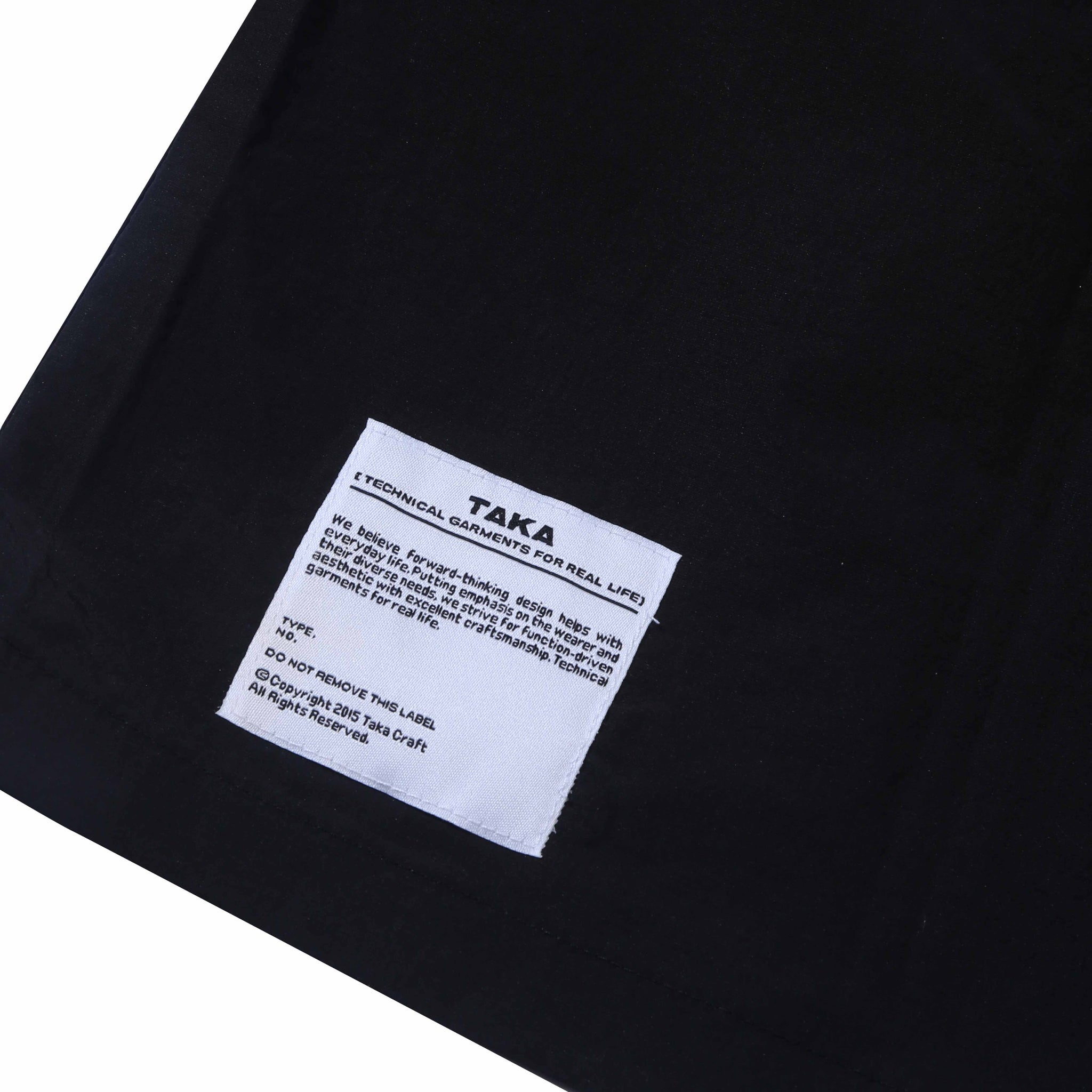 Shell Nylon Overshirt Black