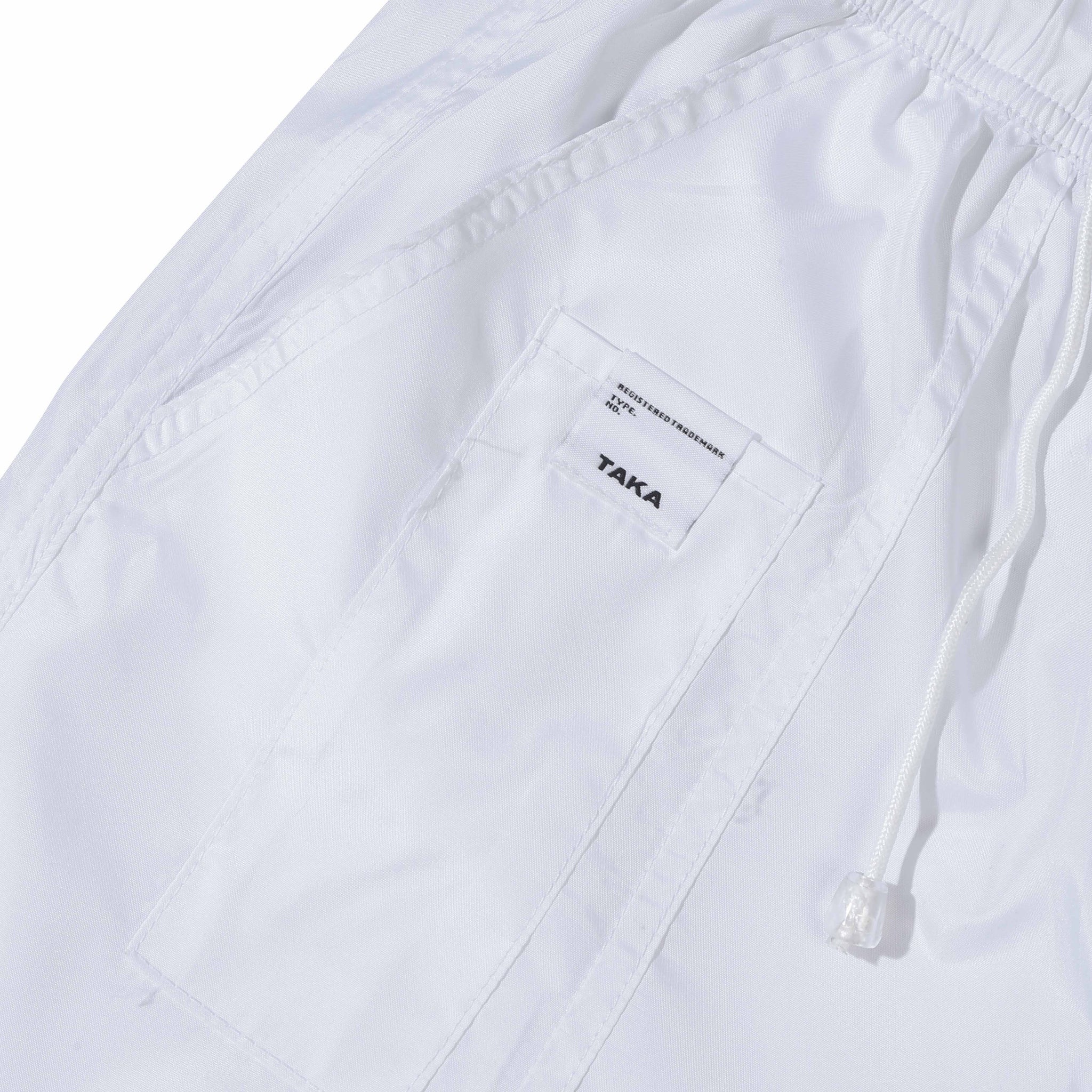 Shell Nylon Short White