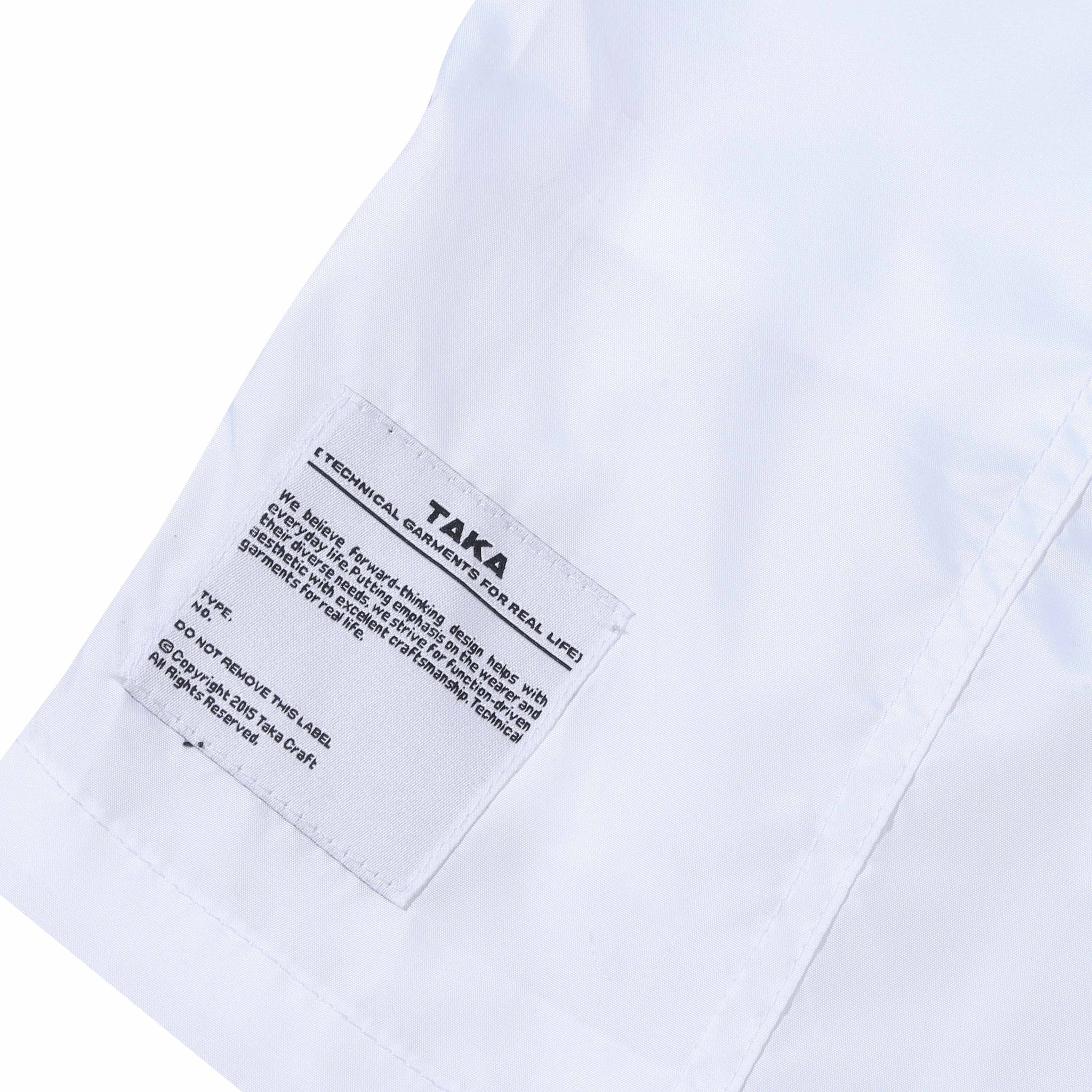 Shell Nylon Short White