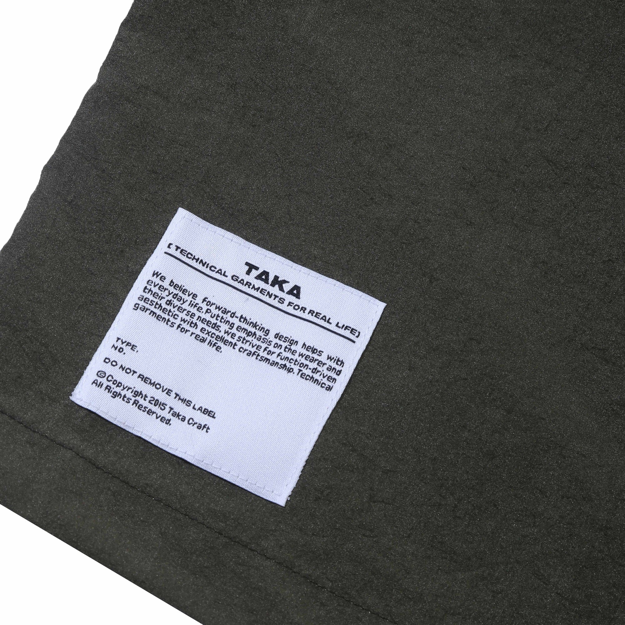 Shell Nylon Overshirt Olive