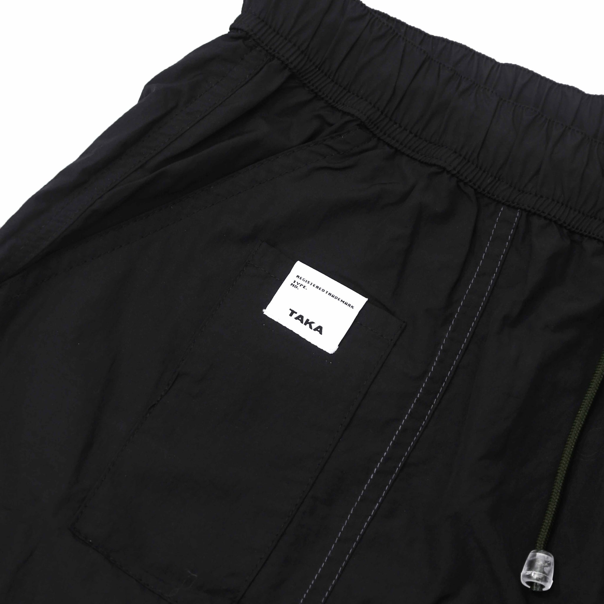 Shell Nylon Shorts Black