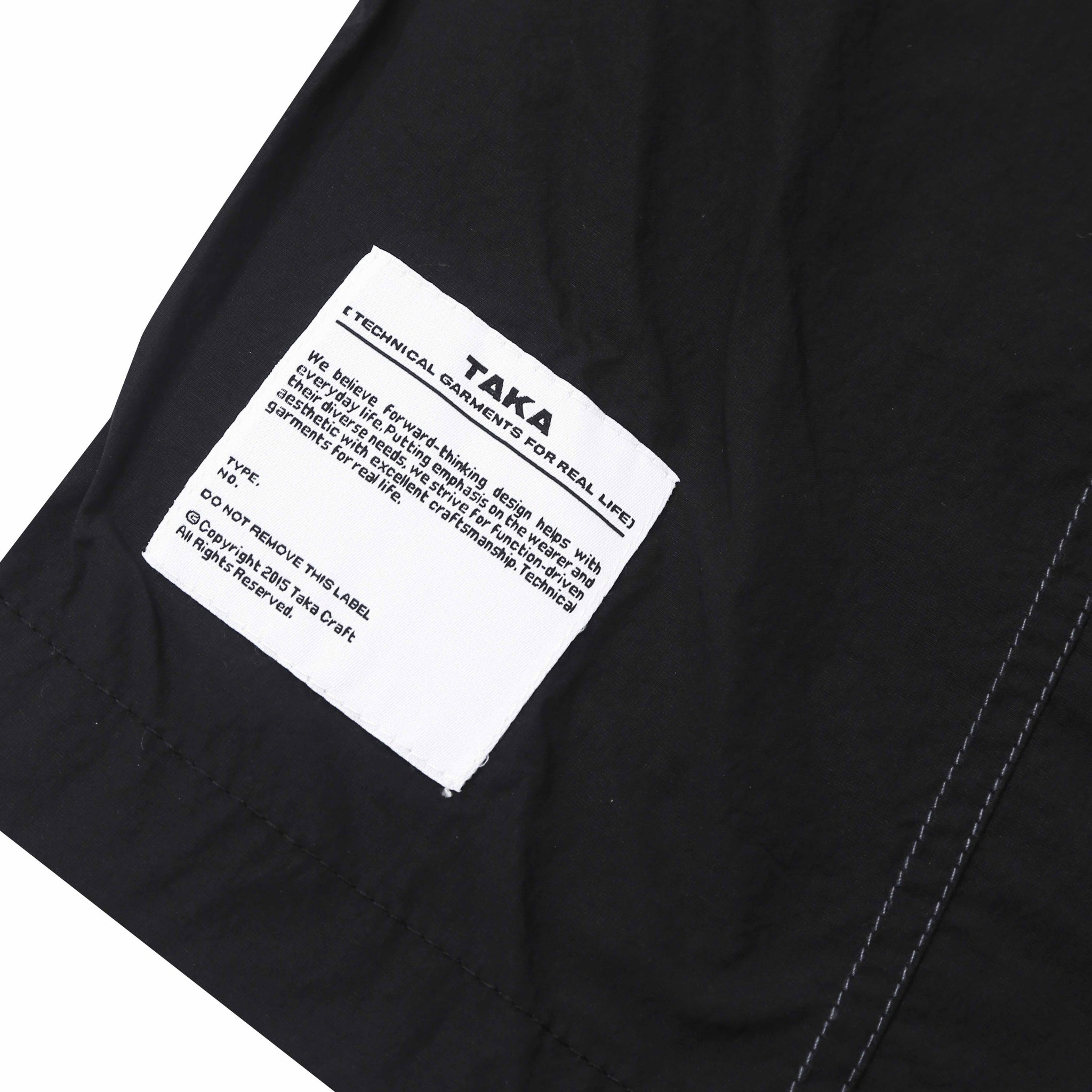 Shell Nylon Shorts Black
