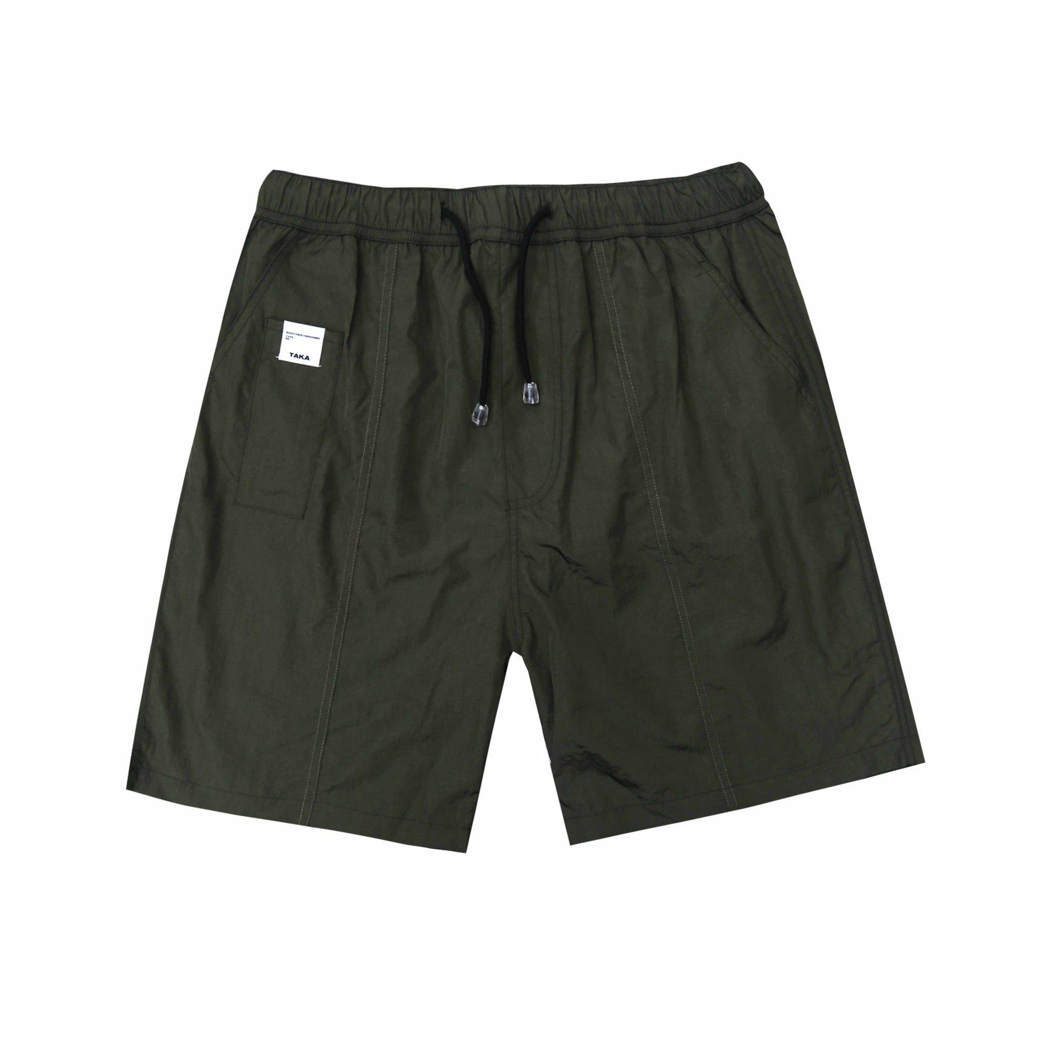 Shell Nylon Shorts Olive