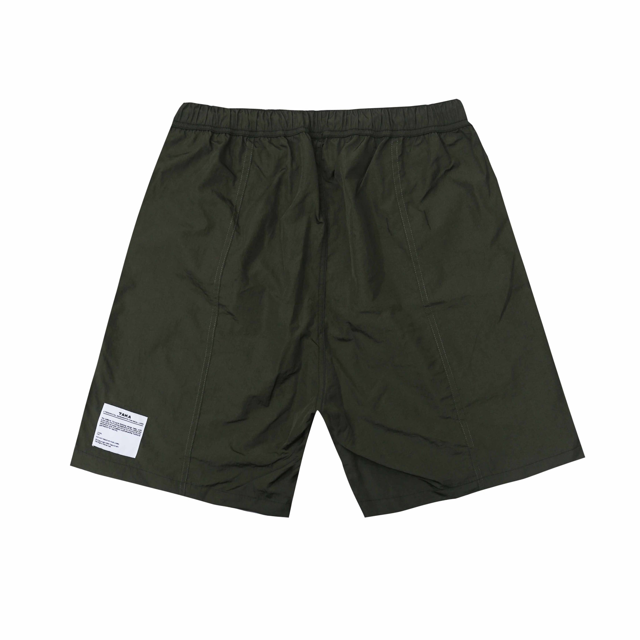 Shell Nylon Shorts Olive