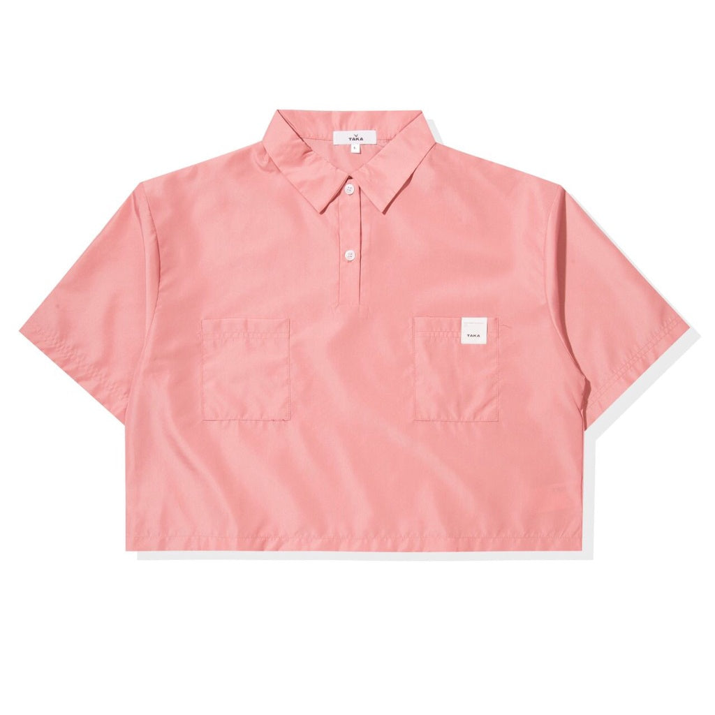 Court Boxy Oversized Shirt Luxe Dusty Pink