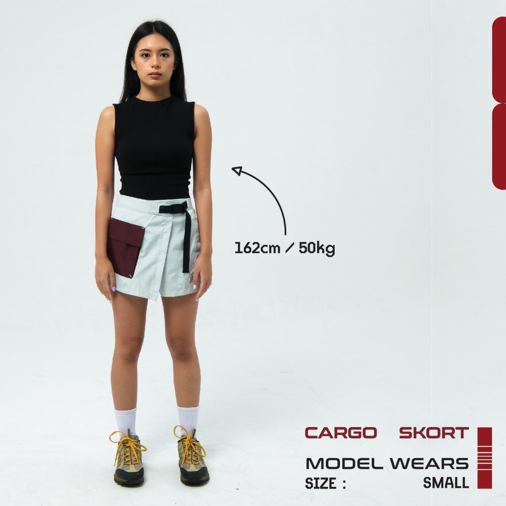 Cargo Skort Luxe Mint – TAKA CRAFT