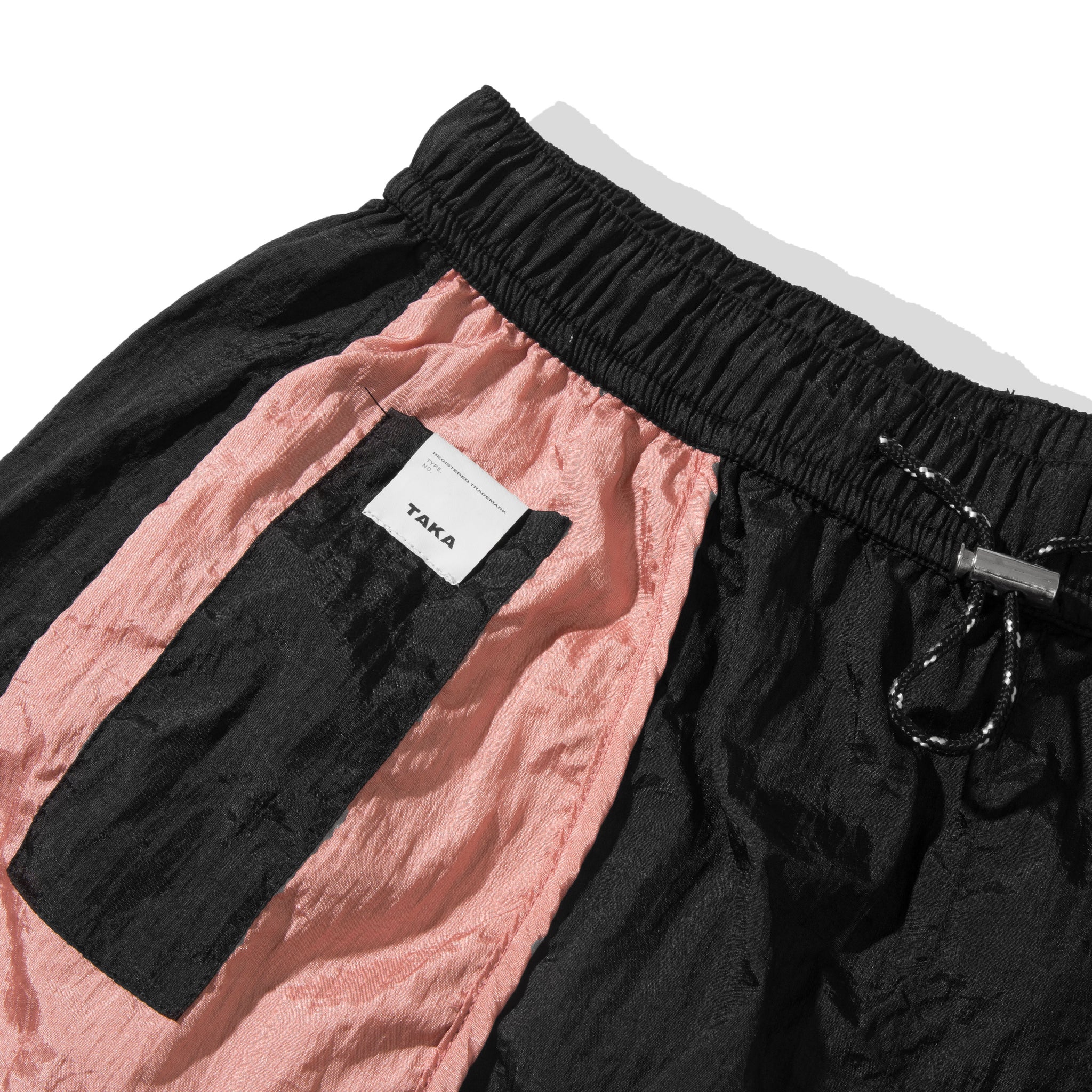 Buggy Nylon Shorts Womens Black Pink